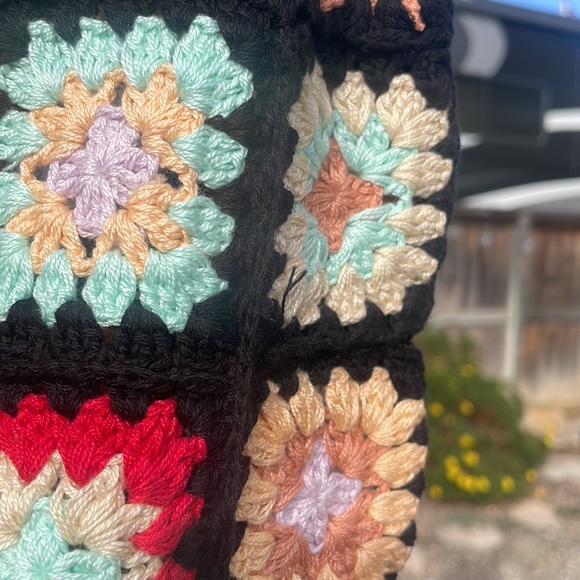 BNWT Chasing Unicorns Superstition Crochet Mini Dress XS 🌈🦄 - Picture 6 of 8